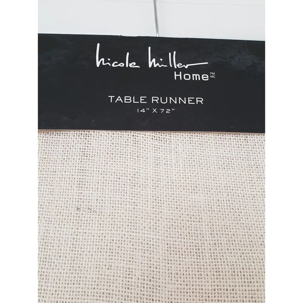 Nicole Miller Butterfly Table Runner